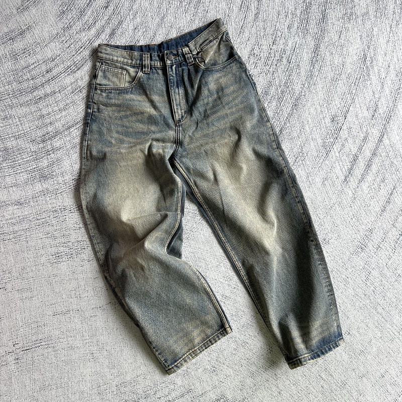 Carhartt Distressed Vintage Washed Blue Jeans 3