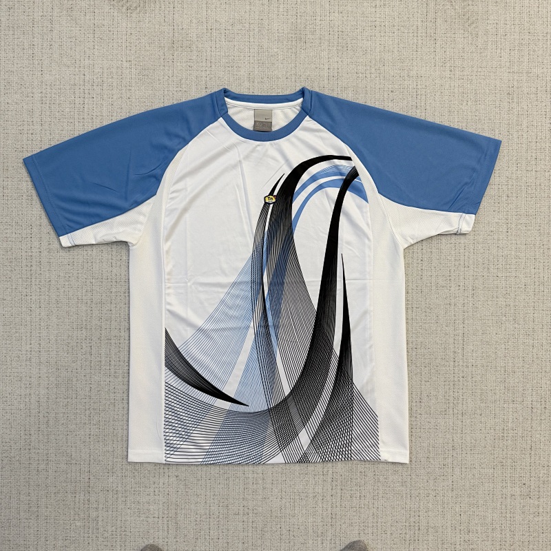 Nk TN Jersey White And Blue 4