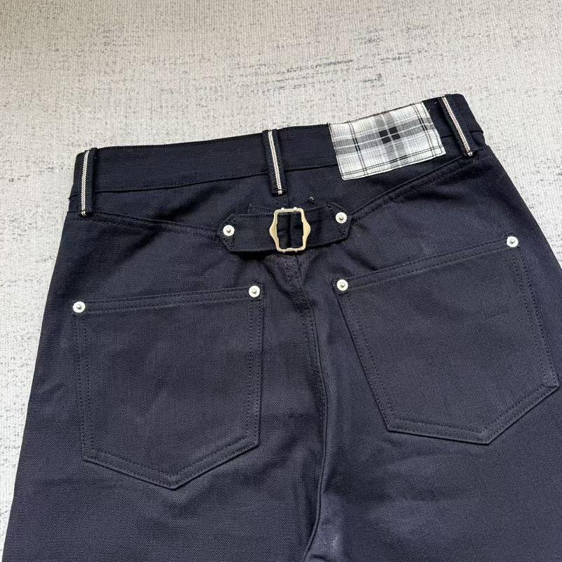 Fyredwrld Plaid Fabric Selvedge Jeans 3