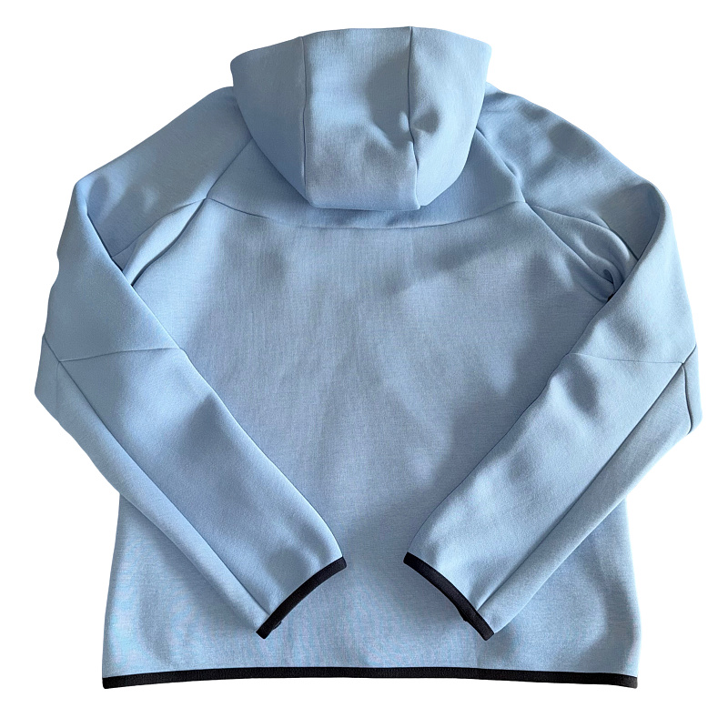 Uk Tech Fleece Zip Up Hoodie Baby Blue 7