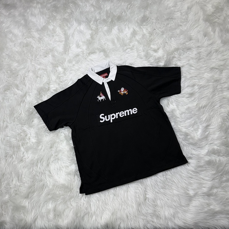 Supreme Polo Ss24 Week3 S/s Rugby Black 8