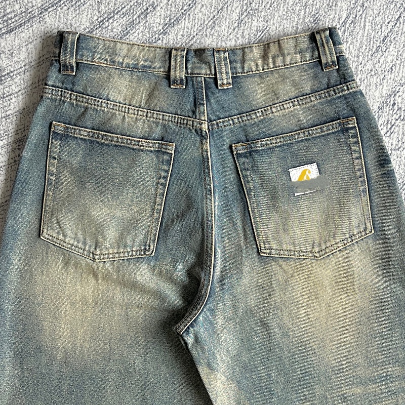 Carhartt Distressed Vintage Washed Blue Jeans 8