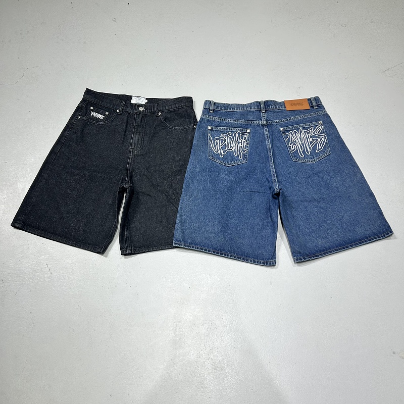 Up In Flames Denim Shorts