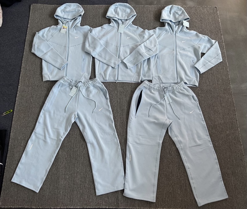 Nike Nocta Tech Fleece Tracksuit Baby Blue 3