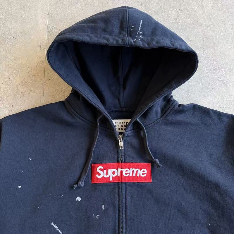 Supreme MM6 Zip Up Hoodie Best Baby Blue ! 12