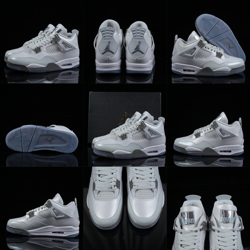 Air Jordan 4 Retro Gs 'Photon Dust Blue Chill'