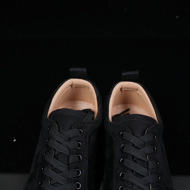 Pv 3170052B074 Christian Louboutin Louis Junior Flat 'Black'