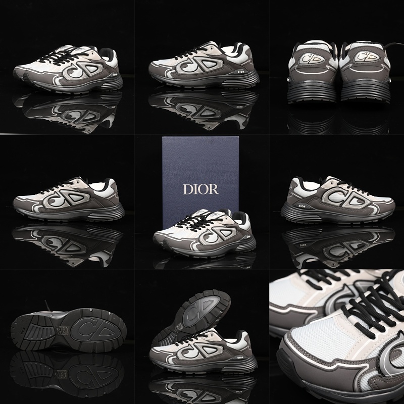 3SN279ZRA_H868 Dior B30 'Reflective Cd30 - Grey Anthracite'