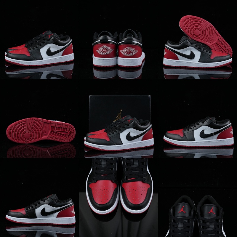 Air Jordan 1 Low 'Bred Toe 2.0'