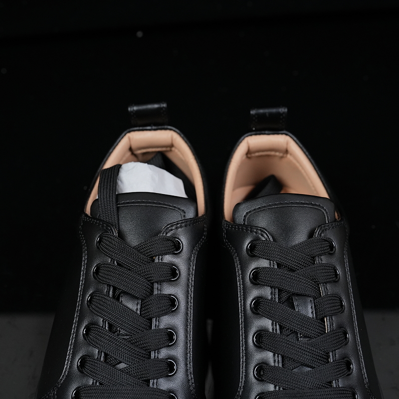 Pv 1130548CM53 Christian Louboutin Louis Junior Flat Low 'Black'