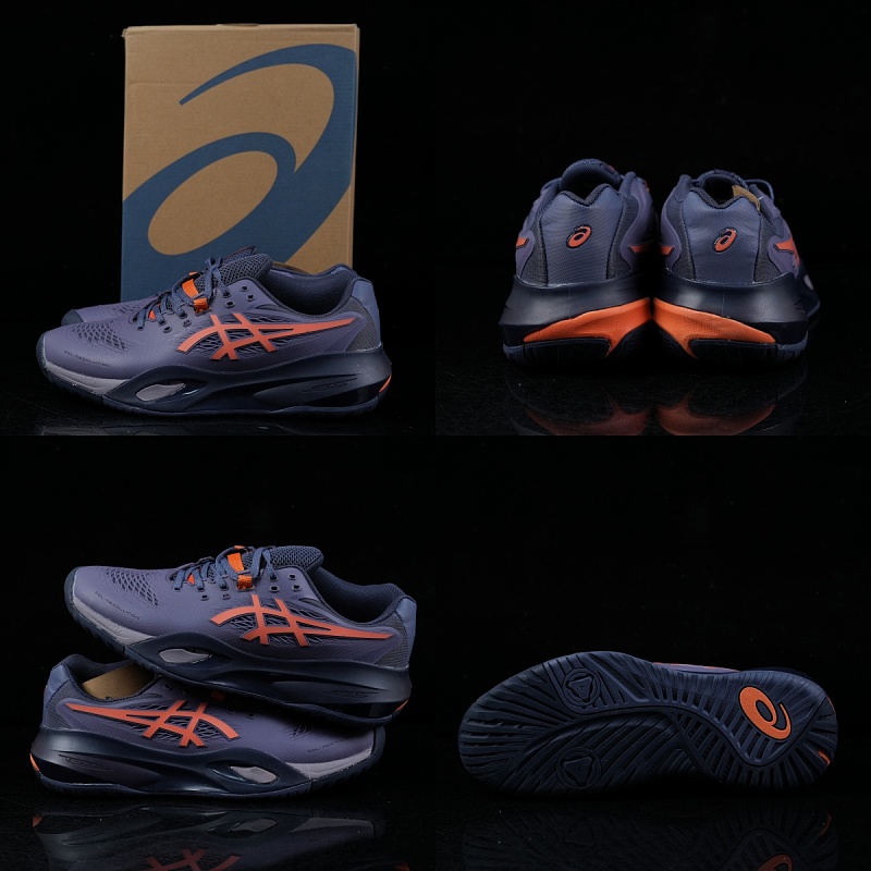 1041A487-500 Asics Gel Resolution X Wide 'Greyish Purple Nova Orange'
