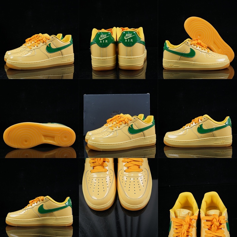 Nike Air Force 1 Low 'Patent Leather Topaz Gold'