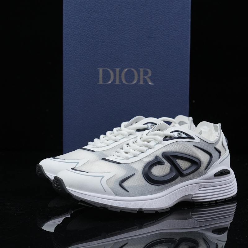 3SN342ABF_H014 Dior B30 Countdown Tech Runner 'White'