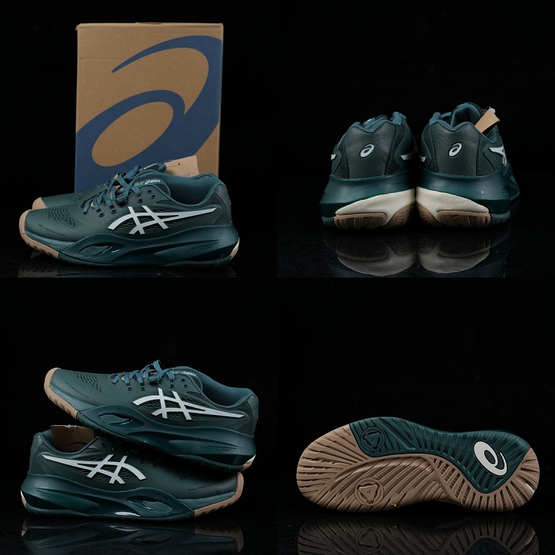 1041A487-300 Asics Gel Resolution X Wide 'Saxon Green Birch'