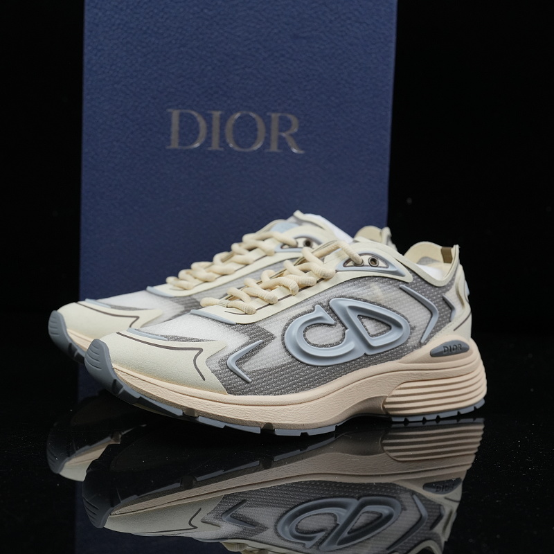 3SN342ABF_H106 Dior B30 Countdown Tech Runner 'Beige'