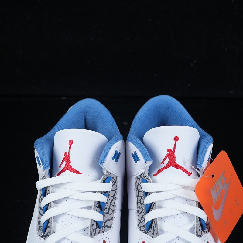 Jordan Air Jordan 3 Retro White And True Blue