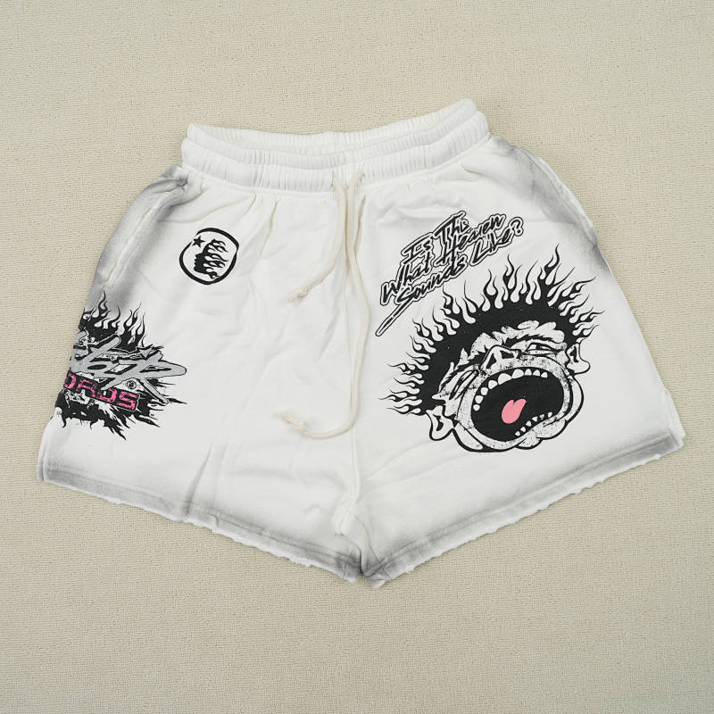 Hellstar Records Shorts White 4