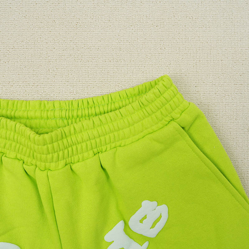 Sp5der Og Web V2 SweatshortAcid Green 8