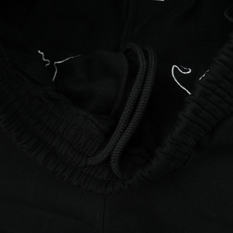 Sp5der Og Logo Embroidered Sweatshort Black 10