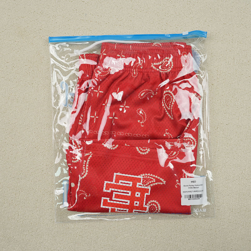 Eric Emanuel Ee Basic Short Ss25 Red Paisley 3
