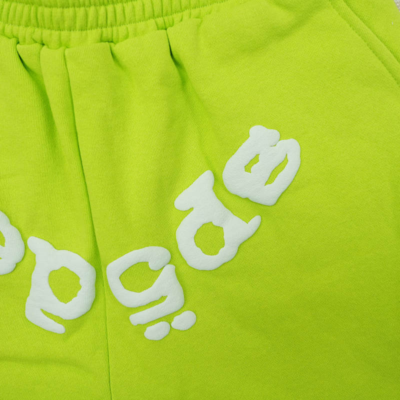 Sp5der Og Web V2 SweatshortAcid Green 7