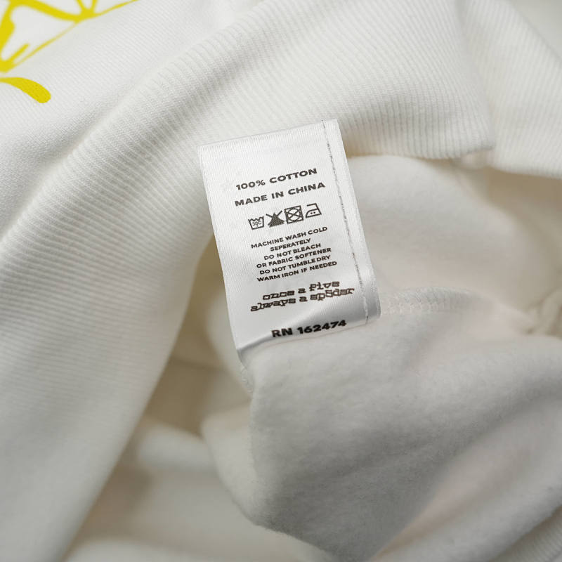 Sp5der Og Web V2 Gradient Hoodie White 10
