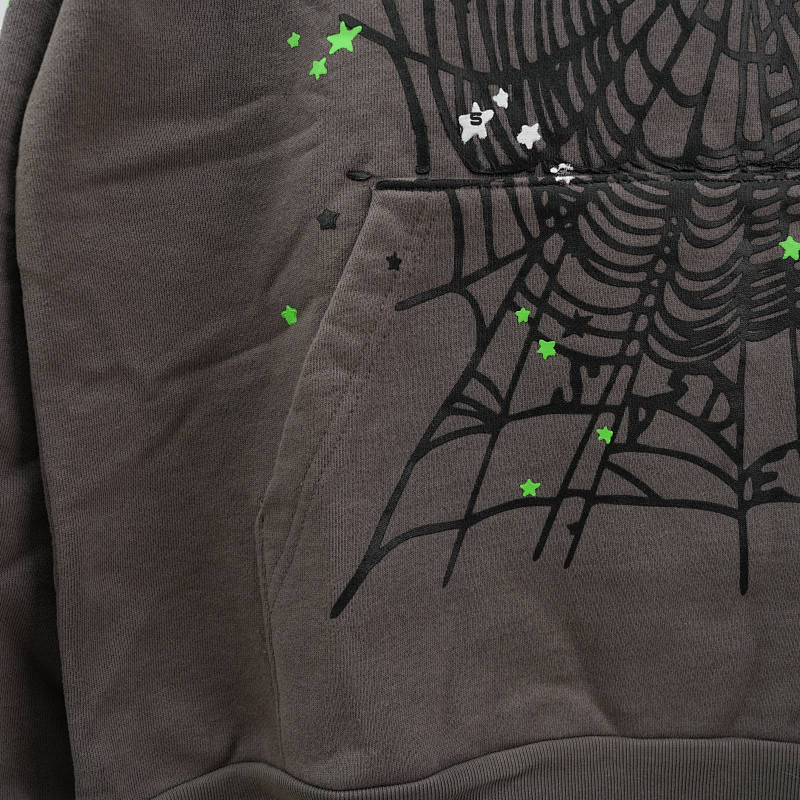 Sp5der PunkV2 Hoodie Slate 6