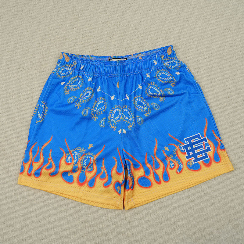 Eric Emanuel Ee Basic Short Blue Paisley Flame 4