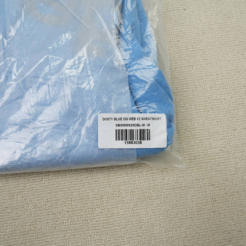 Sp5der Og Web V2 Sweat shortDusty Blue 3