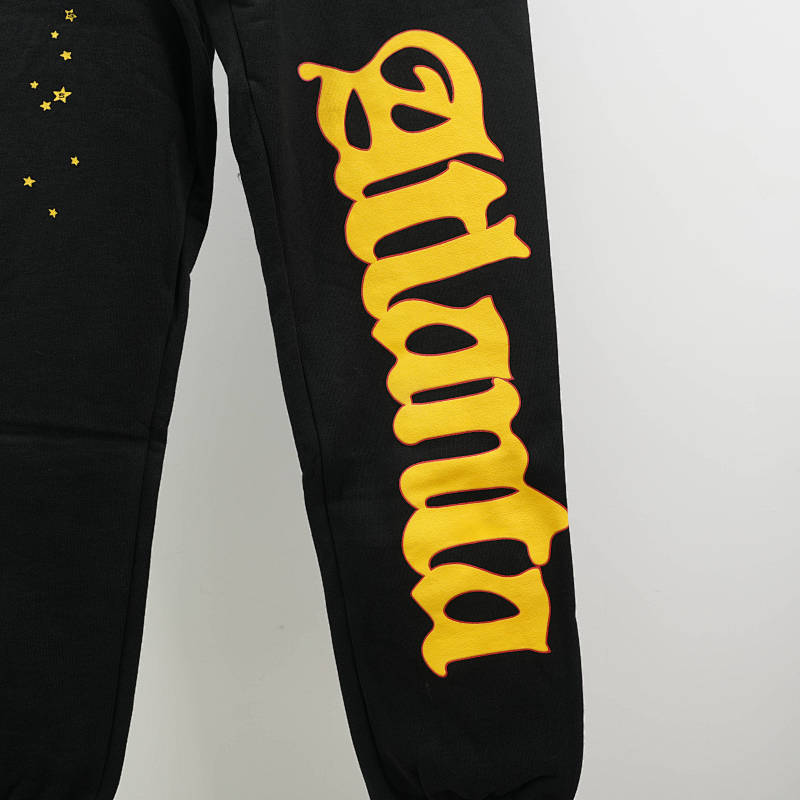 Sp5der Atlanta Sweatpant Black 5