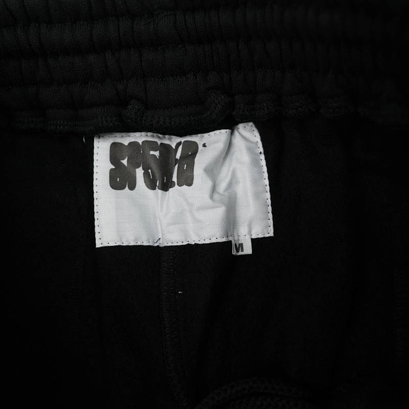 Sp5der Og Web V2 Phantom Sweatshort Black 9