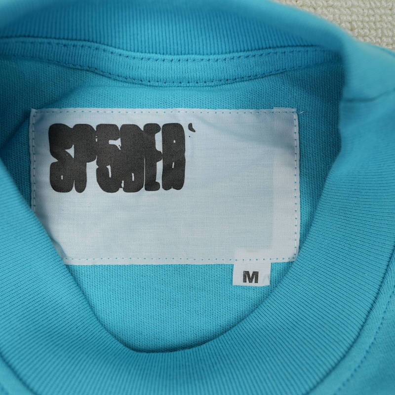 Sp5der Og Web V2 Tee Cyan 9