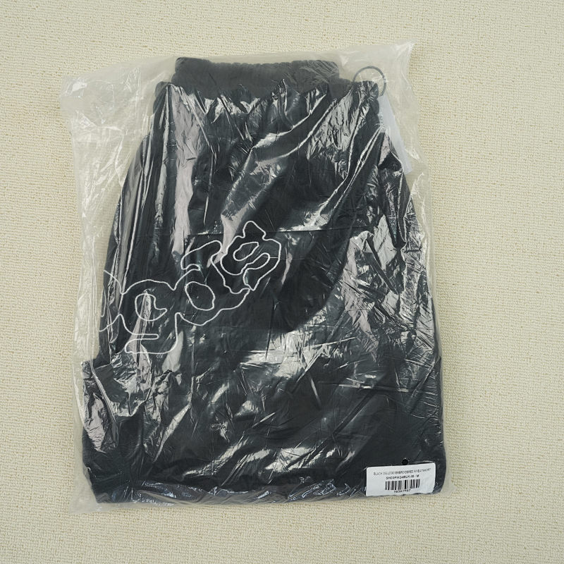 Sp5der Og Logo Embroidered Sweatshort Black 2