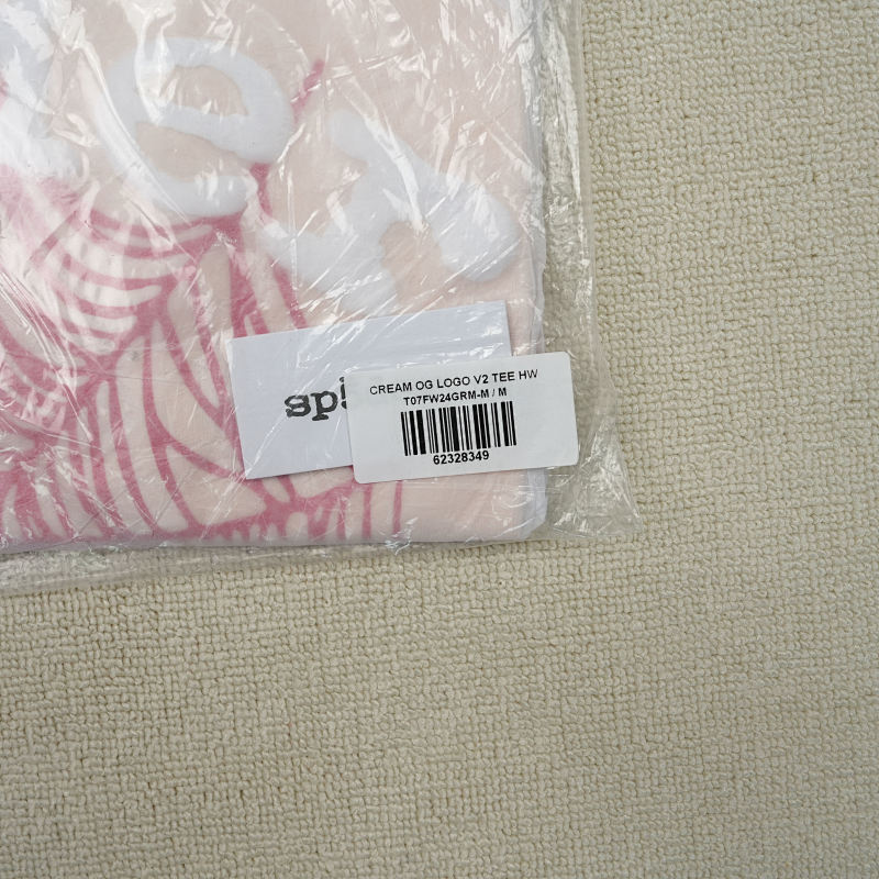 Sp5der Legacy Logo Heavyweight Tee Cream 3