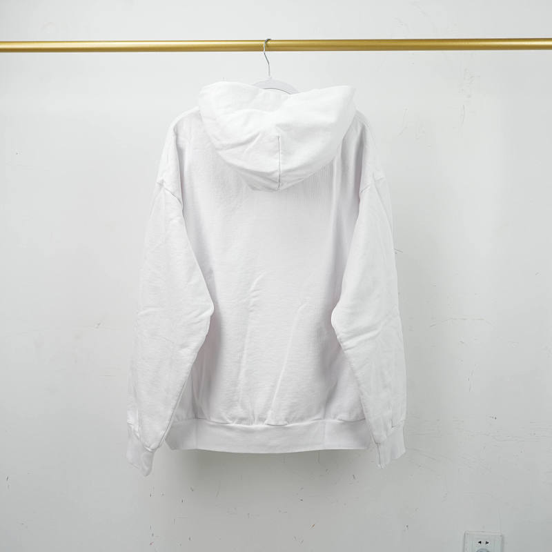 Sp5der 0G Rhinestone Logo Hoodie White 11