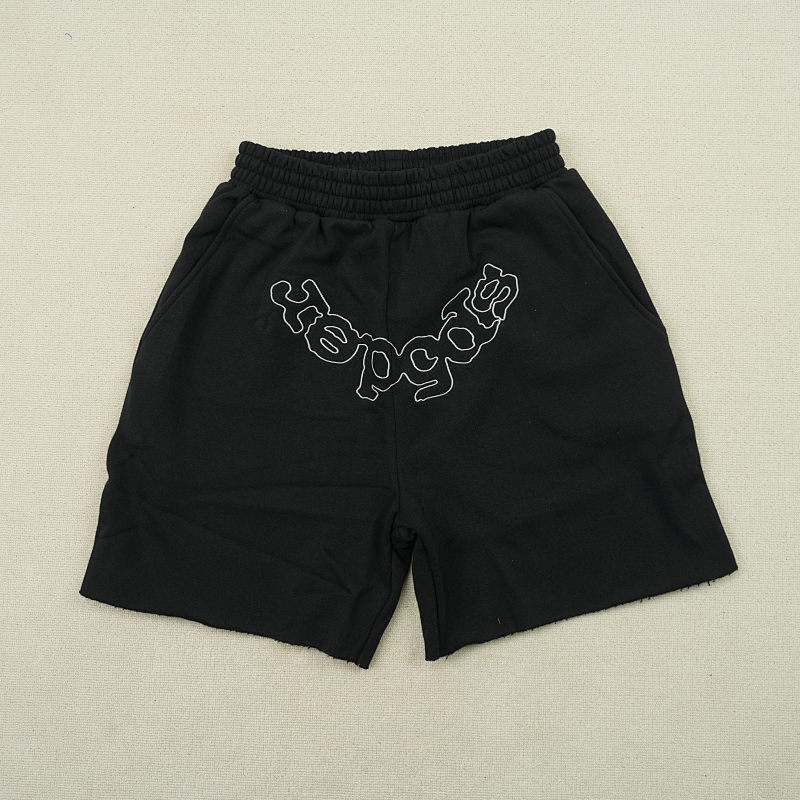 Sp5der Og Logo Embroidered Sweatshort Black 3