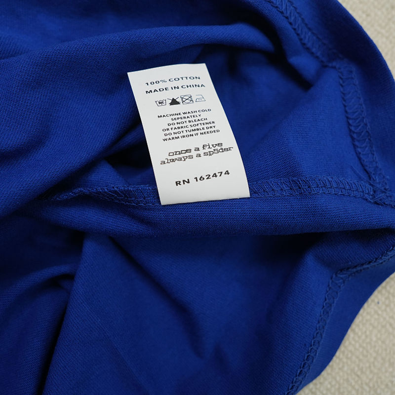 Sp5der Og Logo V2 Heavyweight Tee Navy 9