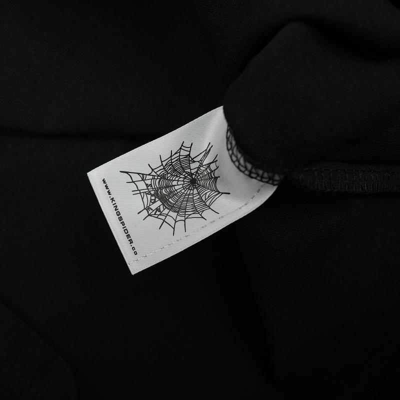 Sp5der Rhinestone Silk TeeBlack 7