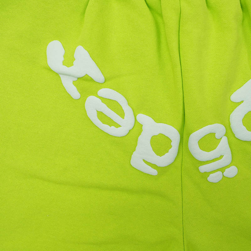 Sp5der Og Web V2 SweatshortAcid Green 6