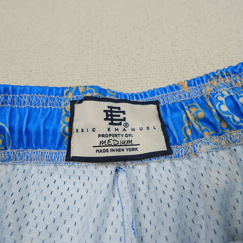 Eric Emanuel Ee Basic Short Blue Paisley Flame 10