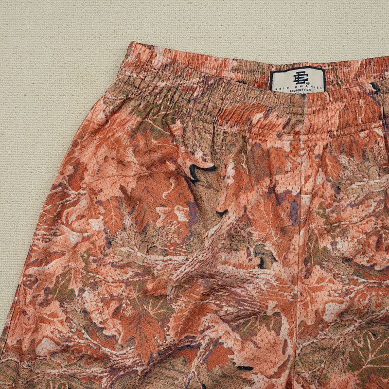 Eric Emanuel Ee Basic Short Orange EE/Leafy Camo 10