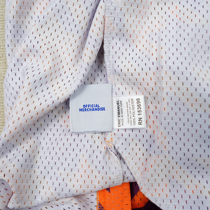 Eric Emanuel Ee Basic Short Orange/Purple Houndstooth 10