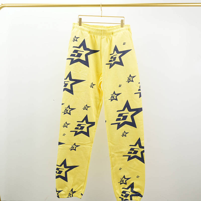 Sp5der 5Star Sweatpants Yellow 3