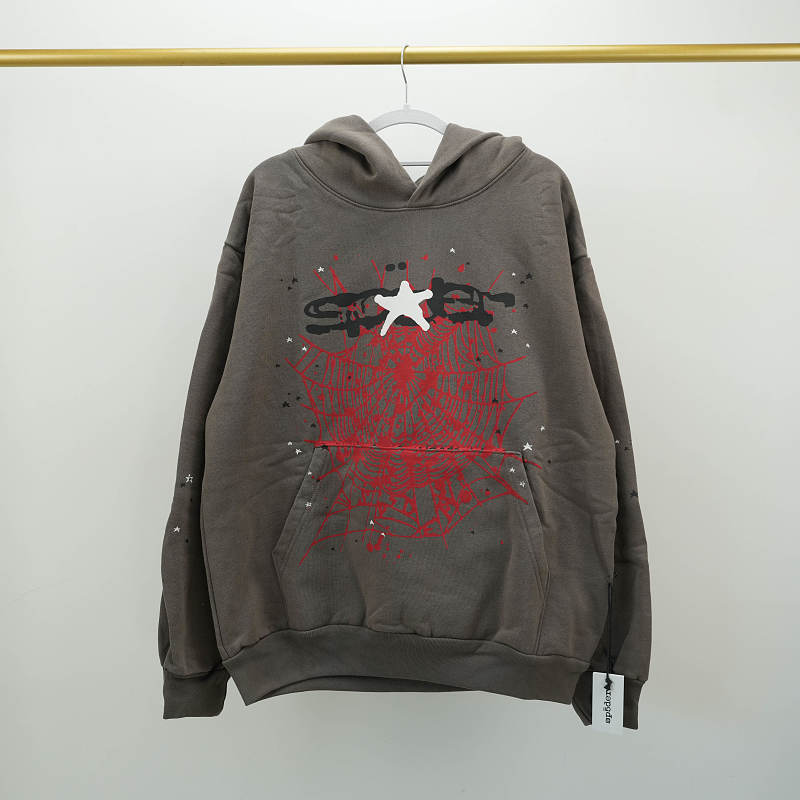 Sp5der Splat Punk HoodieSlate 6