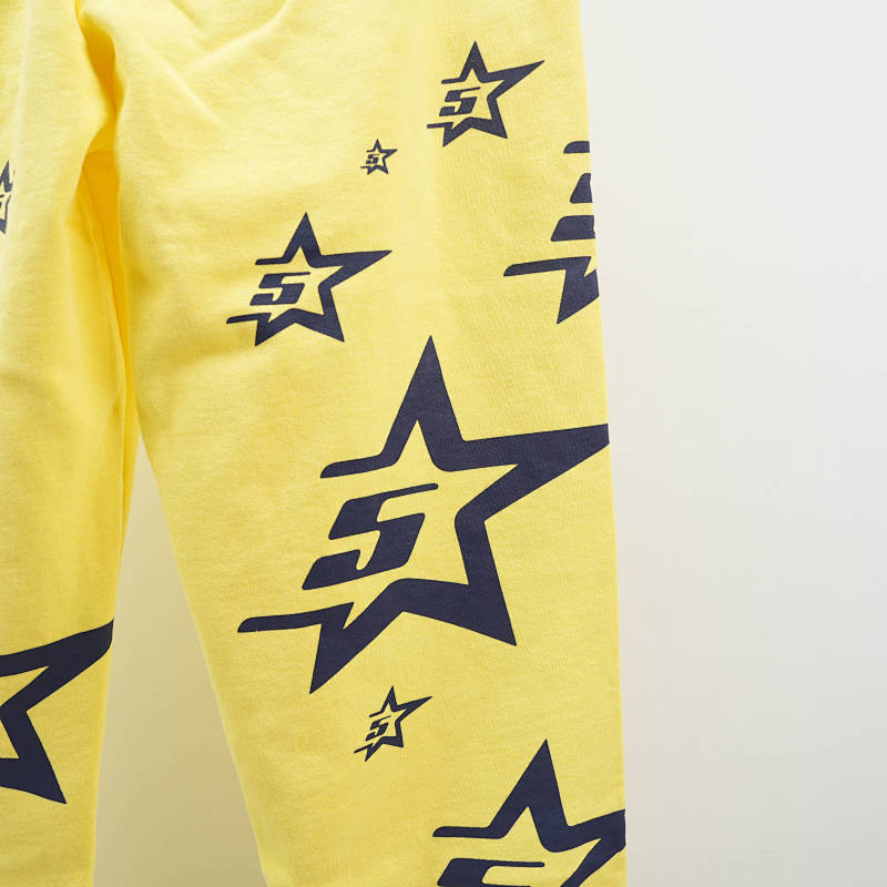 Sp5der 5Star Sweatpants Yellow 9