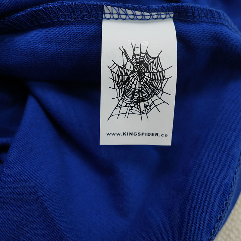 Sp5der Og Logo V2 Heavyweight Tee Navy 5