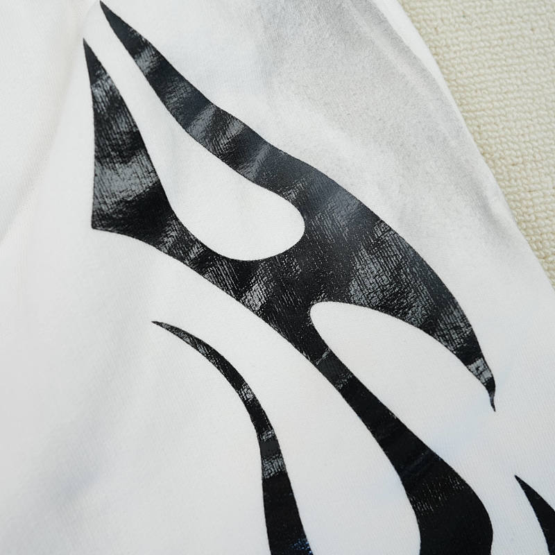 Hellstar Flame Shorts White 7
