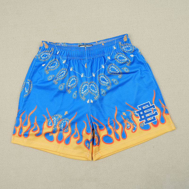 Eric Emanuel Ee Basic Short Blue Paisley Flame 6
