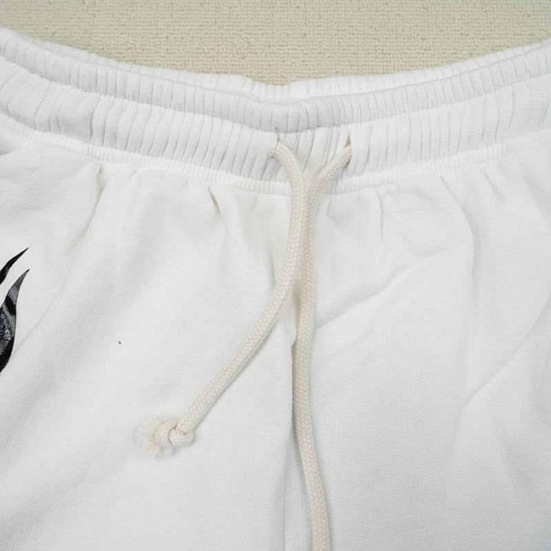 Hellstar Flame Shorts White 6