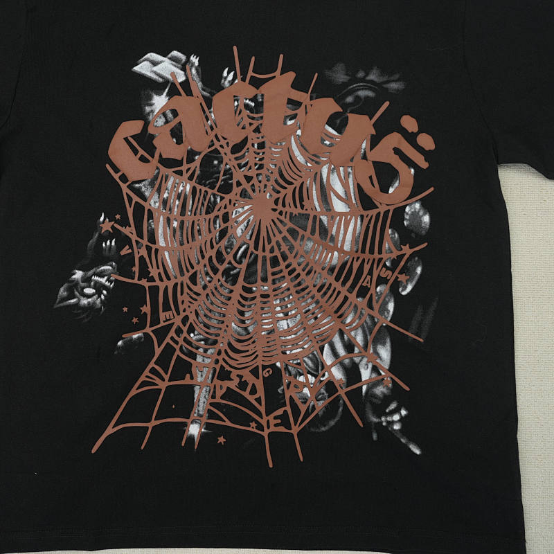 Sp5der X Travis Scott Cactus JackAirbrush T-shirt 5